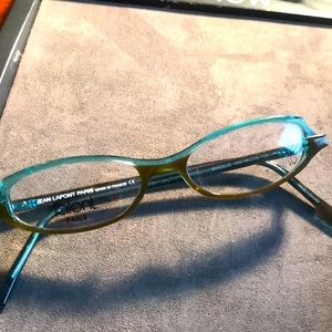 Lafont Mireille 606 53/15/142. Gorgeous aqua blue and soft green. Never owned
